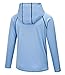 AODULO Boys Kids Fishing Sun Shirts UV UPF Size 6 Rash Guard Quick Dry Long Sleeve Hoodie Shirts Thumbholes Outdoor Playing Light Blue