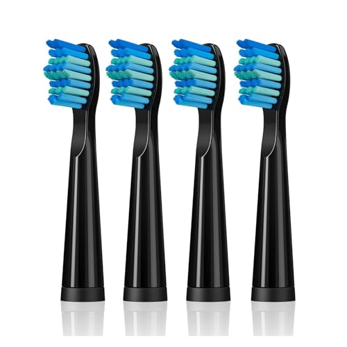 muyihui 4 �s�[�X/�p�b�N�d�����u���V�����w�b�h�уu���V�l�ߑւ����N���[��(4 Pcs black)
