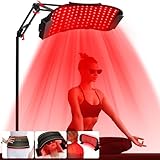 4 in 1 Infrared Red Light Therapy for Body, Near Infrared 850 Red Light Therapy, Cordless Red Light Panel for Waist, Legs and Other Parts, 3 Levels Adjustable, 10-30 Minutes with Adjustable Stand