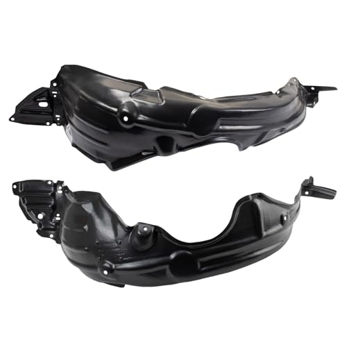 Image of TRQ Inner Fender Liner Set Compatible with 2007-2011 Toyota Yaris TO1250120 TO1251119