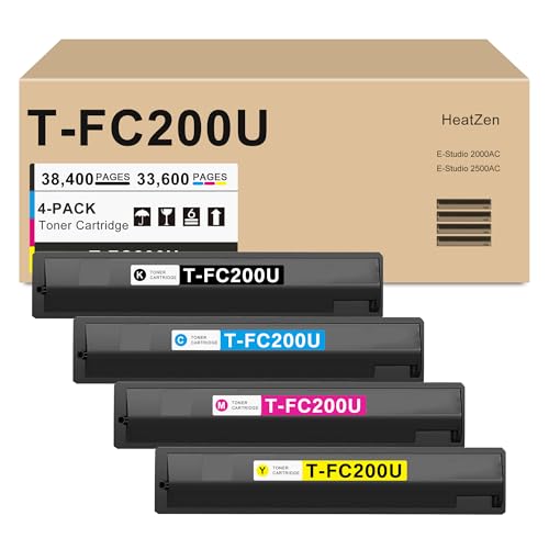 Image of T-FC200U TFC200U Toner Cartridge for E-Studio 2000AC 2500AC, 4 Pack
