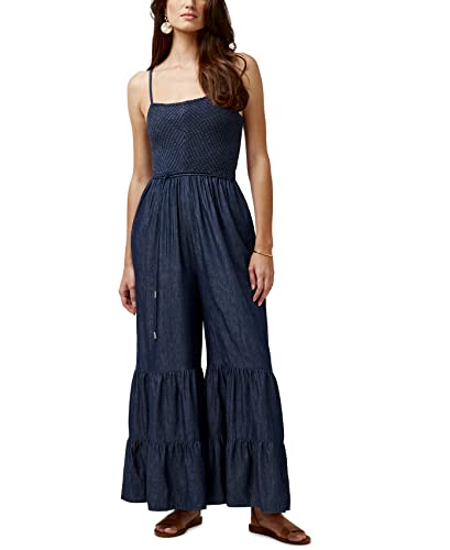 Buffalo David Bitton Dannika Women’s Jumpsuit, Medium, Dark Denim