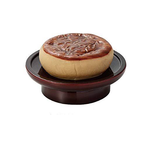 京仏壇はやし 仏具 お供え菓子 【5】月餅(げっぺい) お供えもの お手軽 日本製 リアル 本物そっくり 落雁 お盆 お彼岸 お墓参り 現代 仏壇(オリジナルクロスセット)