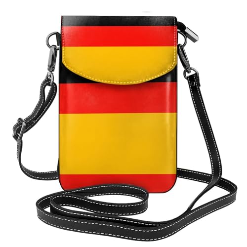 Sac téléphone en cuir Allemagne, l'élégance d'une petite maroquinerie noire