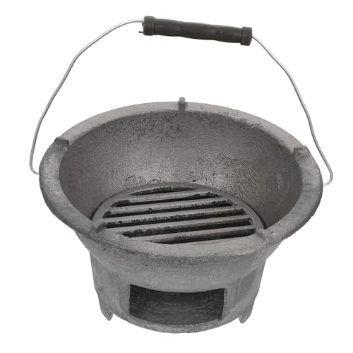 SOLUSTRE Barbecue Stove Outdoor Charcoal Grill for Camping Grilling Tool Set for Families and Friends