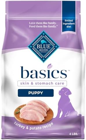 Blue Buffalo Basics Turkey Puppy Skin & Stomach Care Dry Dog Food...