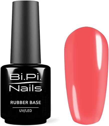 Bi. Pi. Nails, Rubber Base 15 ml, Esmalte Semipermanente Profesional, Uñas Nail 