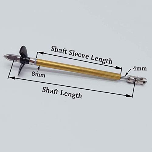 Albero Marine Scale Kit Albero Trasmissione 3 Mm Per Barche RC - Acciaio Inox Trasmissione Marina 3mm - Foto 2