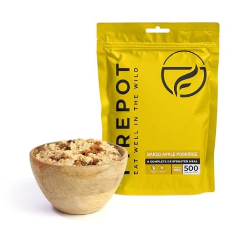Firepot Baked Apple Porridge – Healthy VEGAN Dehydrated Camping & Expedition Food…