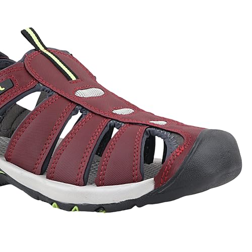 Image of FUEL Fisherman Sandals for Men Comfortable, Breathable & Flexible Stylish Casual Sandals Protective Bump Toe Perfect Outdoor Beach Anti-Skid Sports Footwear For Gents (Soldier-11)