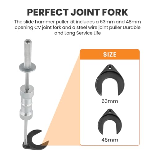 Kit d'outils de démontage d'essieu de roue avant maXpeedingrods avec extracteur CV