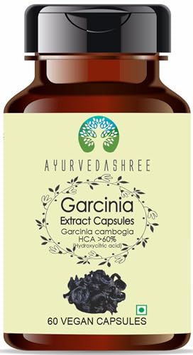 Garcinia Extract 500mg - 60 Vegan Caps | Garcinia Cambogia | All Natural | 100% Vegan | Gluten-Free.