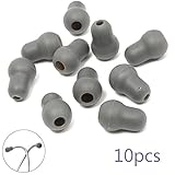 KingFurt 10PCS Super Soft Earplug Eartips Earpieces For Littmann Stethoscope (Gray)