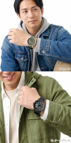 [ラドウェザー] 電波ソーラー腕時計 メンズ 100m防水 腕時計 lad017 (ベージュ) 商品画像9
