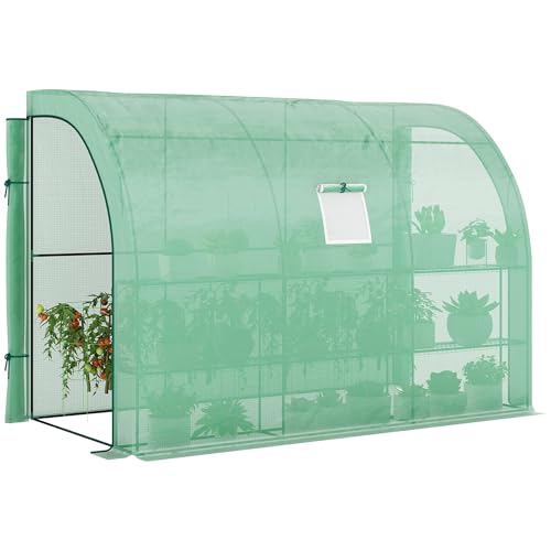 Walk-in Lean-to Greenhouse