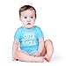 AW Fashions I'm Cute You Shuld See My Uncle Baby Bodysuit Funny Cute Newborn Romper Adorable Infant Outfit (Newborn, Light Blue)