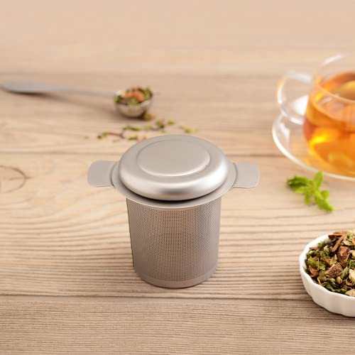 Vahdam, Classic Tea Infuser | 18/8 Stainless Steel Loose Tea Steeper | Best Tea Strainers For Loose Tea | Tea Diffuser | Gift For Him/Her #TOP2
