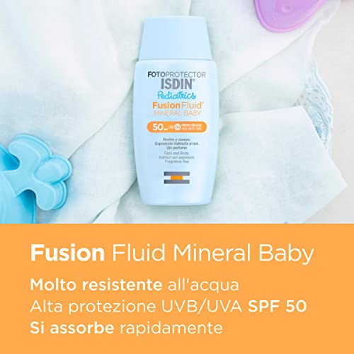 ISDIN Fotoprotector Pediatrics Fusion Fluid Mineral Baby