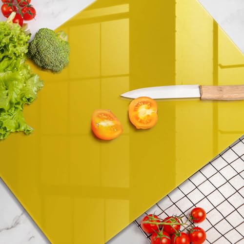 Plaque d'induction 40x52 cm jaune Wallfluent protection de cuisson - 5