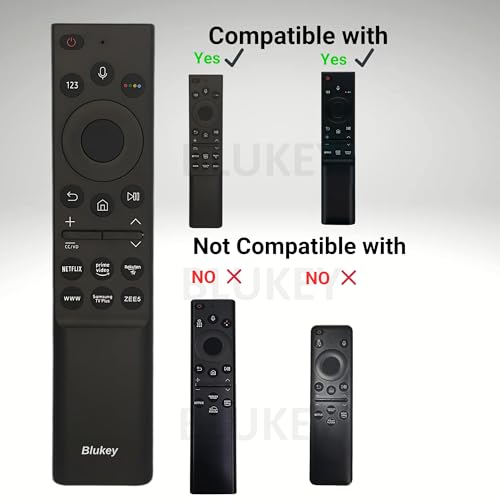 Image of Remote Control for Samsung 4K Smart QLED LCD LED TV QA55QEF1AULXL UA43AUE65AKXXL (with Voice Function /with Bixby Support)