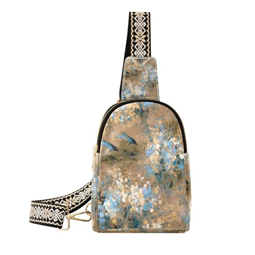 Claude Monet Dauphin Taupe Fleur : toile aux nuances taupe et motifs floraux fins