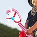 getuse Inflatable Stick Horse Toy for Kids, Blow Up Stick Horse Balloon with Colorful Horse Head for Costume, Party Favors, and Play-
