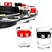 Shot Glass Roulette Drinking Game – 16-Piece Red/Black Set with 2 Metal Balls, Fun Adult Party Game for White Elephant, Game Nights, and Gifts