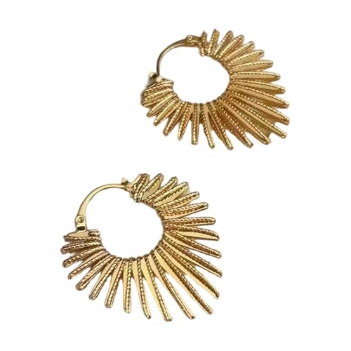 Pair of Versatile Heart Earrings in Alloy Featuring Lines for Casual Formal Occasions Heart Studs Earrings