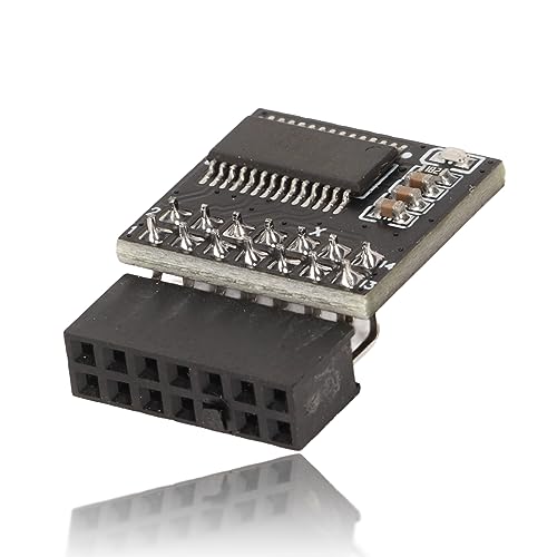 Moduł TPM2.0, 14 Pin 2 * 7P Moduł MSI TPM 2.0mm Tablica Bezpieczeństwa Szyfrowania Przestrzeni, moduł Ochrony dla Win 7 64bit, dla Win 8.1 32/64bit, dla Win 10 64bit