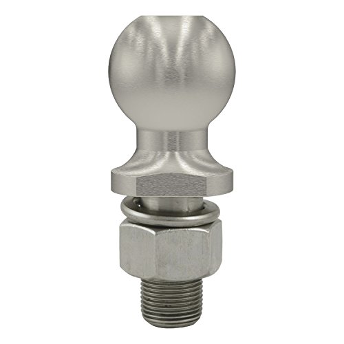 Curt 40083 Stainless Steel Trailer Hitch Ball, 6,000 Lbs, 2-Inch Diameter, 1 X 2-1/8-Inch Shank #TOP4