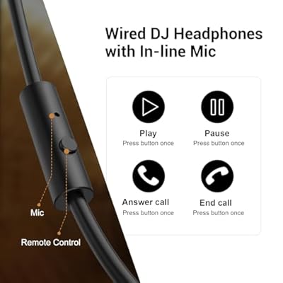 OneOdio Wired Over Ear Headphones Studio Monitor & Mixing DJ Stereo Headsets with 50mm Neodymium Drivers and 1/4 to 3.5mm Jack for AMP Computer Recording Podcast Keyboard Guitar Laptop - Red