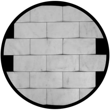 Carrara Marble Italian White Bianco Carrera 3d Cambered 2x4 Mosaic Tile Honed