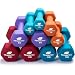 Fitness Alley Neoprene Dumbbell 3 Pairs Sets & 3 Tier Rack, 9LB, 11LB, 14LB Dumbbells Coated for Non Slip Grip - Hex Dumbbells Weight Set - Neoprene hand weight pairs - Hex Hand Weights Neoprene Dumbb
