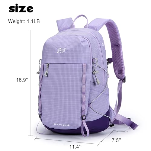 Mochila ligera de senderismo 22L para trekking y ciclismo miniatura 3