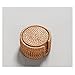 Skórzane podstawki Ręcznie tkane stołowe stołowe Rattan Coaster Ofholder-6-częściowy zestaw dekoracji domowych i dekoracji imprez (z stojakiem) Drewniane podstawki do napojów (Size : Medium)