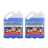 Wet & Forget Mould, Lichen & Algae Remover, Outdoor Patio Cleaner, Black Spot Remover, Bleach Free, Multipack of 2 x 2L