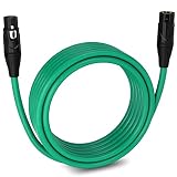 LyxPro 20 Feet XLR Microphone Cable Balanced Male to Female 3 Pin Mic Cord for Powered Speakers Audi