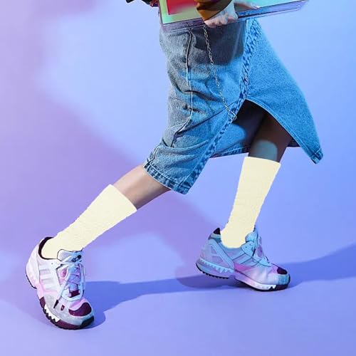 Image of Gvhntk Slouch Socks Women 80s 90s Scrunch Socks Extra Long Slouchy Sock Knee High Sock