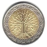 2000 France Bi-metallic 2 Euro Coin KM#1289