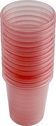 80 Piezas Vasos para medicinas para medicinas - Premium Varios colores de medi-inn - Rojo