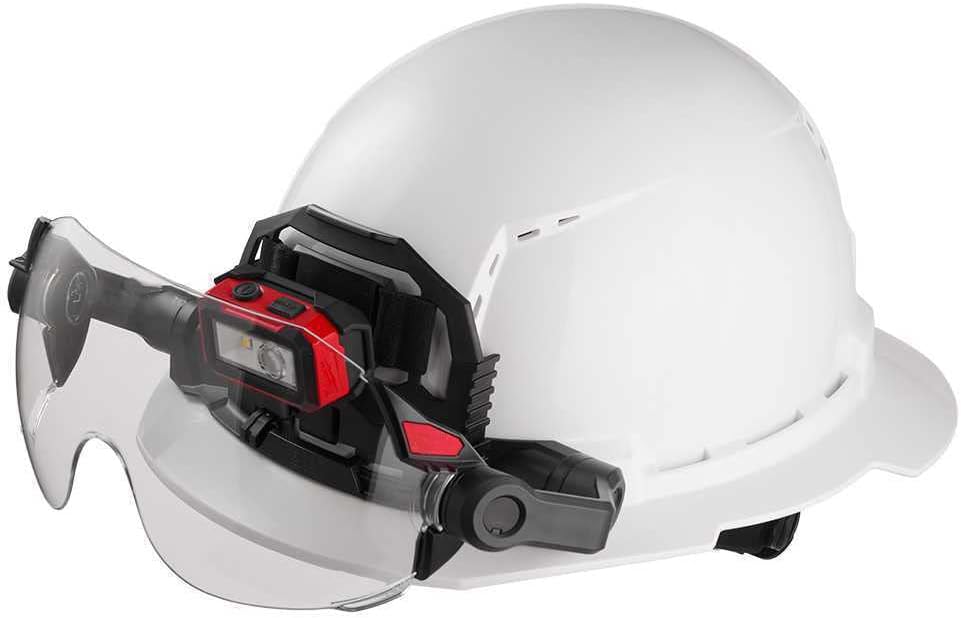 48-73-1410 Compatible with Milwaukee BOLT Eye Visor - Clear Dual Coat Lens for Hard Hat/Helmet