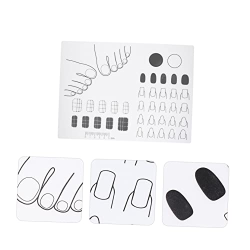 Alfombrilla de silicona flexible para práctica de uñas acrílicas miniatura 6