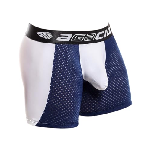 Mens Sexy Beat It Boxer Trunk Classic Pouch Enhancing Mesh Low Waist Underwear3