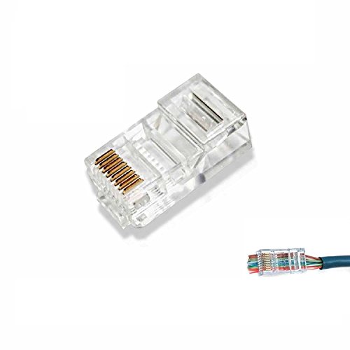 C63® Lot de 25 connecteurs à sertir RJ45 CAT 6