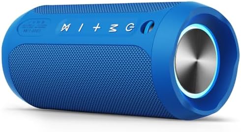 EDUPLINK Bluetooth-Lautsprecher, tragbare kabellose Lautsprecher, wasserdichter IPX7-Lautsprecher Blau