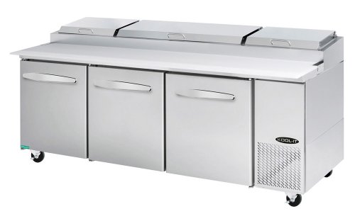 MVP Group KPT-93-3 Kool-It Stainless Steel Pizza Table with 5