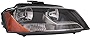 Garage-Pro Headlight Compatible with 2009-2013 Audi A3, Fits 2009-2013 Audi A3 Quattro Passenger Side