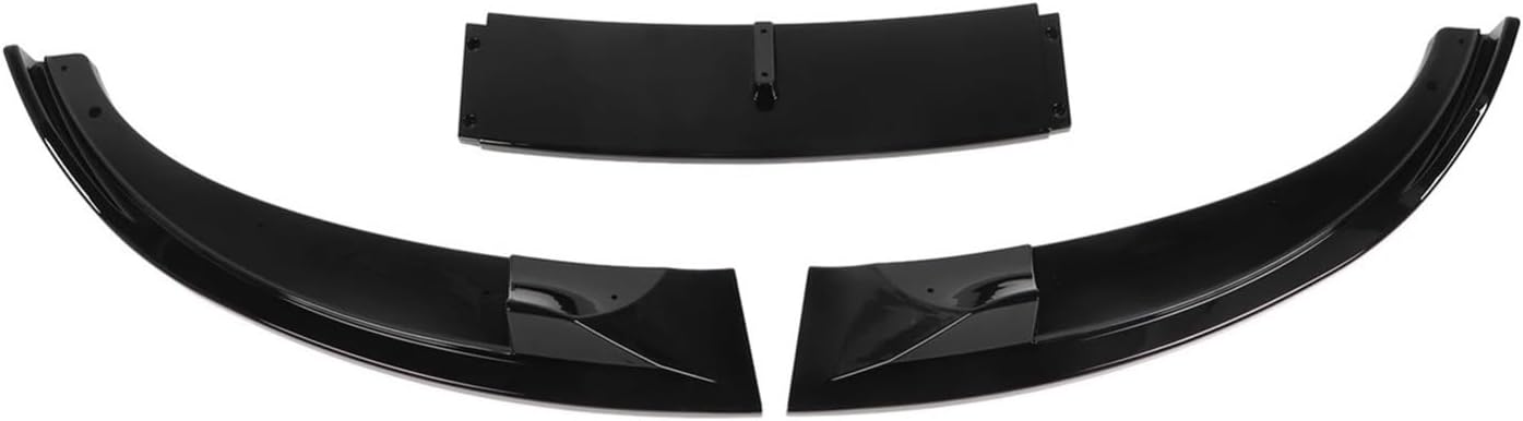 Car Front Bumper Lip For BMW E60 E61 For M5 2005 2006 2007 2008-2010 3PCS Front Bumper Lip Spoiler Sporty Chin Splitter Diffuser Auto Fronts Spoilers(Glossy Black)