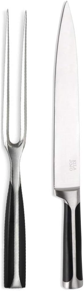 Chef Pro Stainless Steel Carving Knife and Fork Set