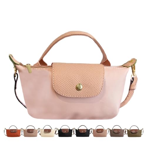 Fashion Mini Crossbody Bag, Handbags Purses with Adjustable Strap for Women, Ladies Shoulder Totes Bag (Light Pink)